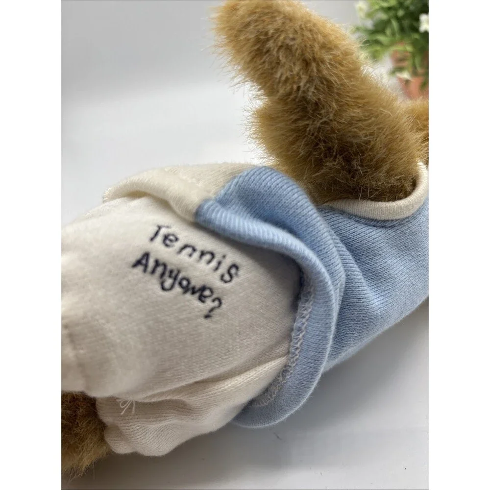 Vtg Boyds Bears Winney Wimbleton 903309 Plush Bear Baby Blue Tennis Dress Preown
